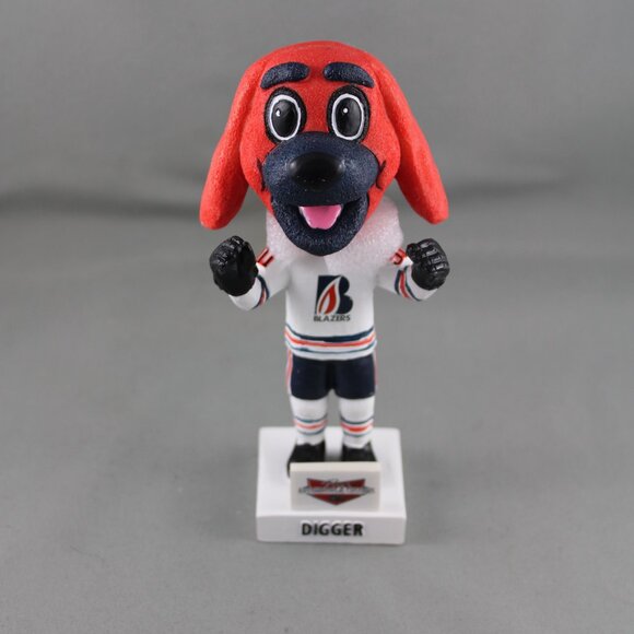 Kamloops Blazers Bobblehead - Team Mascot Digger - New In Box - Picture 2 of 10
